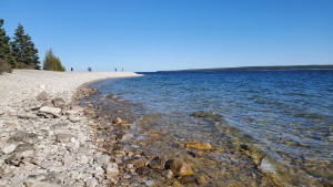 Drummond Island Michigan Shale Rock Beach