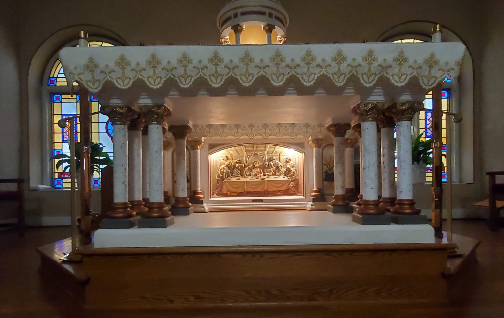 Saint Joseph Shrine Chapel Altar Detail Michigan