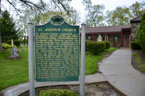 Saint Joseph Shrine Church Michigan Historical Marker