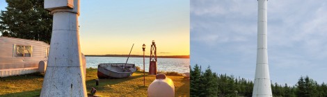 Six Mile Point Range Lights - Two Historic Beacons on the North Huron Scenic Byway