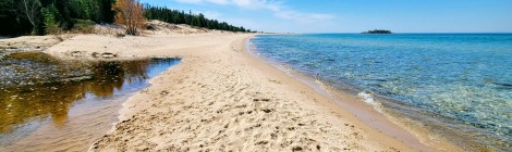 Fisherman's Island State Park in Charlevoix: Camping, Petoskey Stones, and a Stunning Lake Michigan Beach (Photo Gallery)