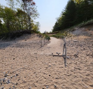 Pilgrim Haven Natural Area Sandy beach Pathway