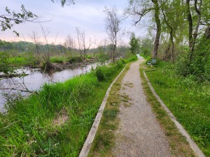Stu Visser Trails Holland Path and Bench