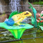 John Ball Zoo Lantern Festival 2023 Frog Waterfall