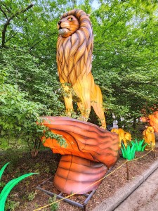 John Ball Zoo Lantern Festival 2023 Lion