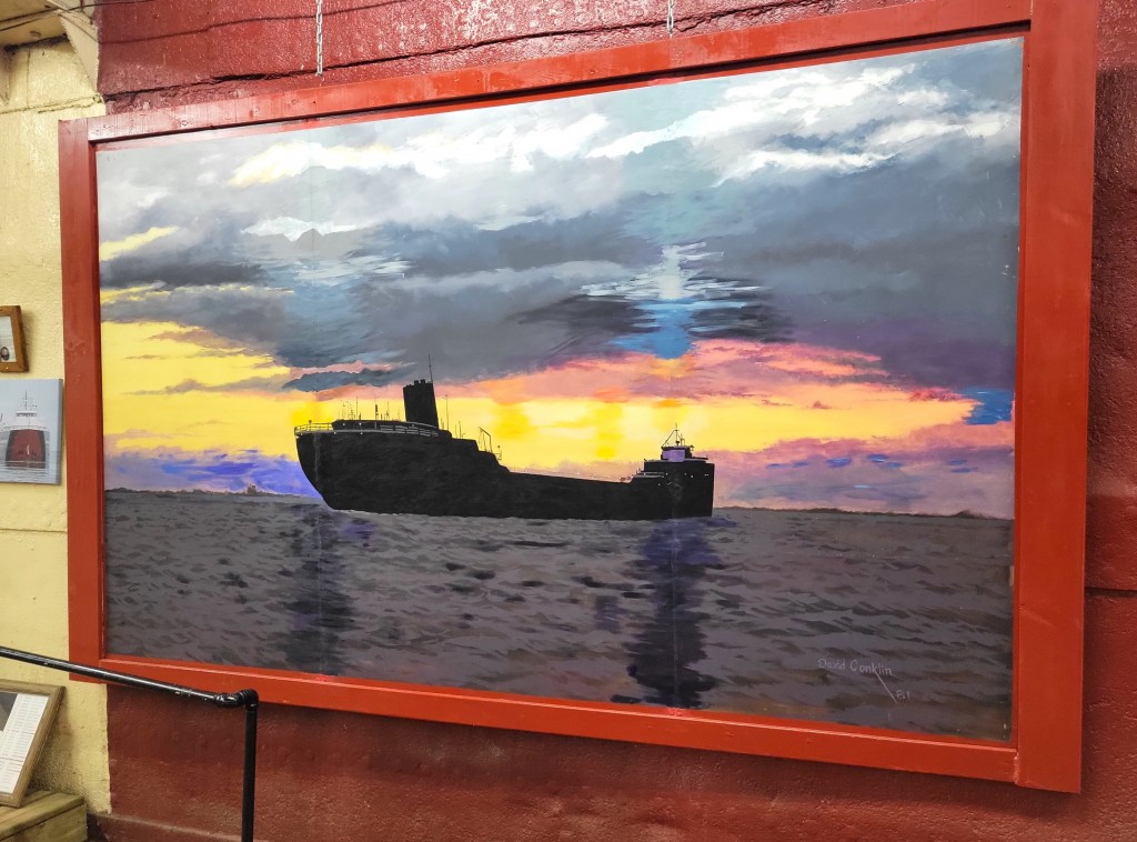 Museum Ship Valley Camp Freighter Artwork