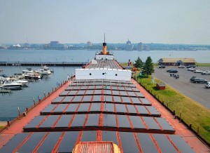 Museum Ship Valley Camp Top Deck View Sault Ste Marie
