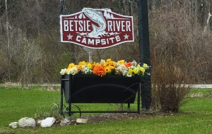 Betsie River Campsite Franfort Michigan