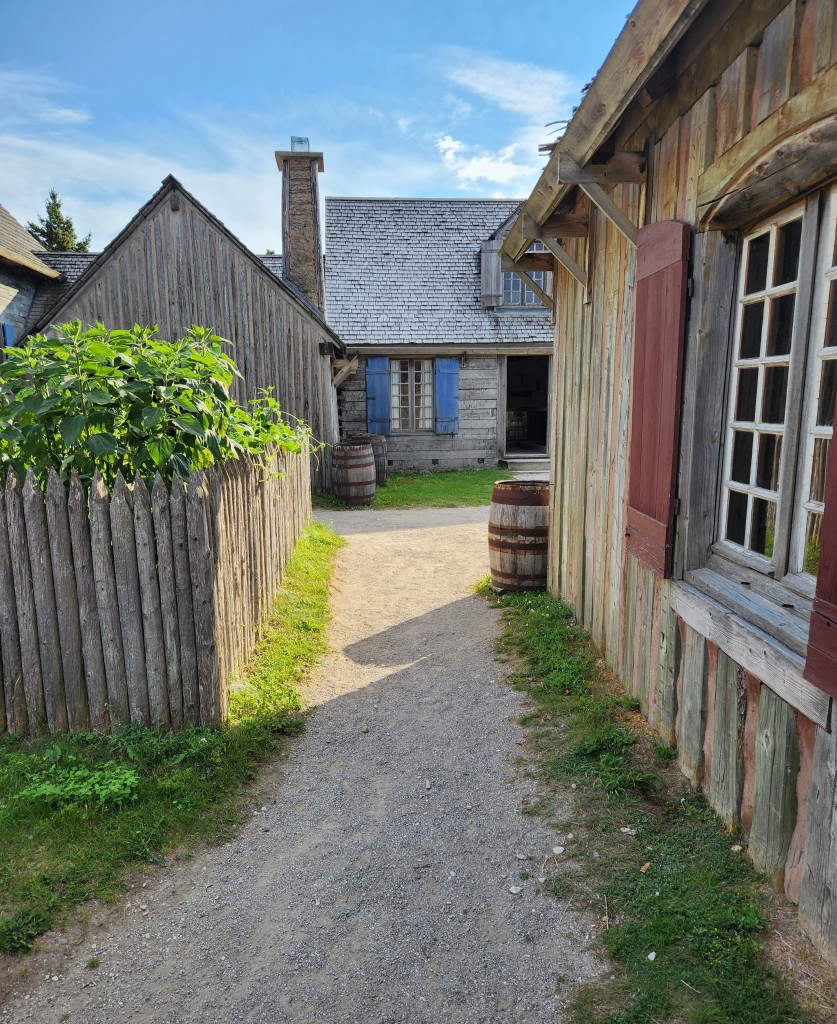 Colonial Michilimackinac 2023 Fort Tour Houses Path