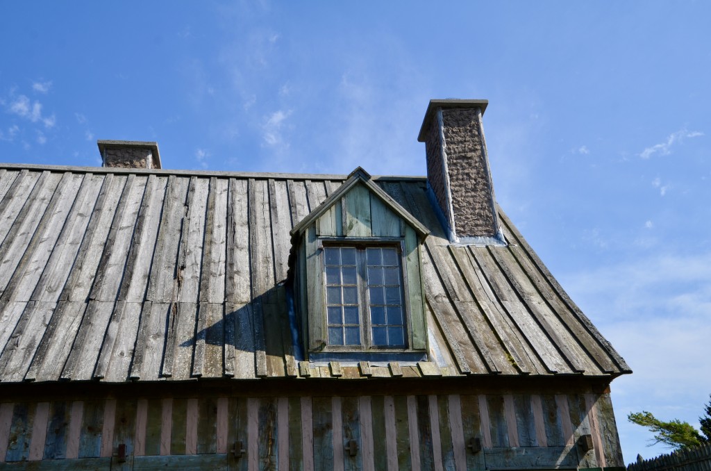 Colonial Michilimackinac Building Roof Detail