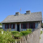 Colonial Michilimackinac Fort Building Garden