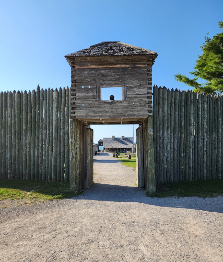 Colonial Michilimackinac Fort Entrance Cannon