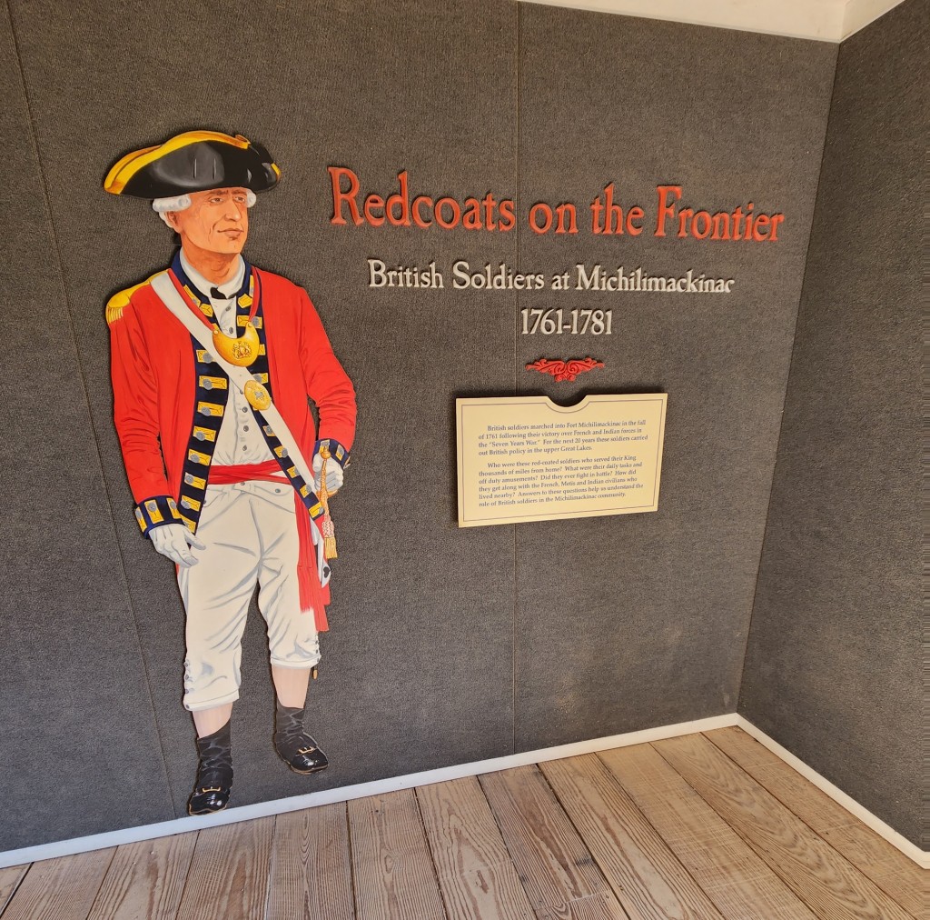 Colonial Michilimackinac Redcoats Exhibit British