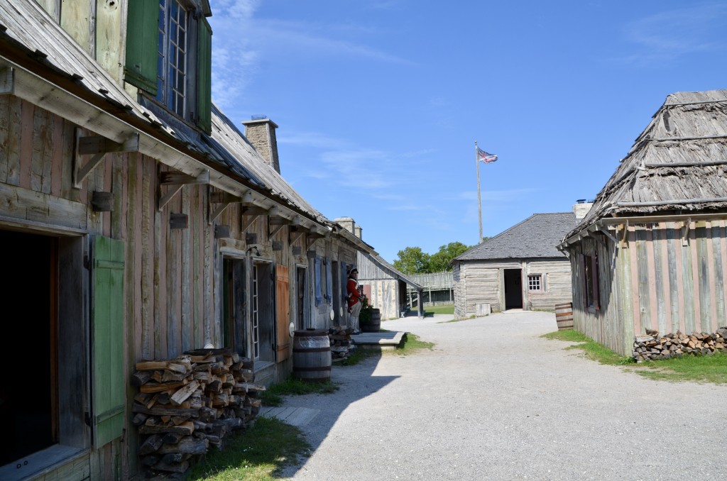 Colonial Michilimackinac Restored Fort Buildings