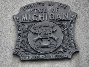 Gettysburg Michigan Monuments State Seal