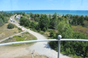 Tawas Point Lighthouse Tower View Michigan