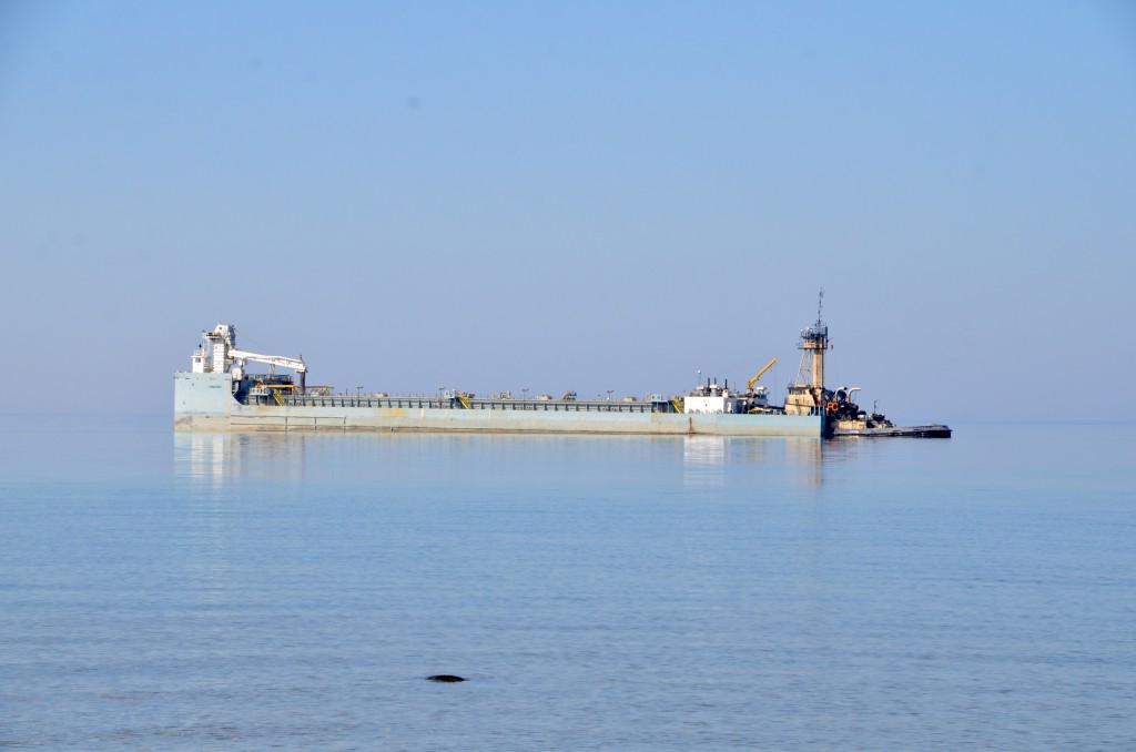 Commander seen offshore in Charlevoix, MI - April