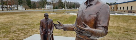New Statue in Manistee County Honors James Earl Jones and Mentor Donald Crouch