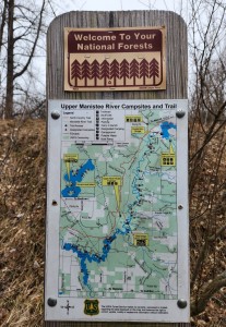 Manistee River Trail Map Michiga