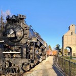 Michigan Roadside Attractions: Pere Marquette Steam Engine and Coal Tower, Grand Haven