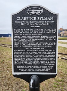 Clarence Zylman Muskegon Statue Historic Info