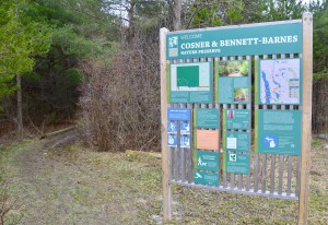 Cosner & Bennett-Barnes Nature Preserve Information Sign