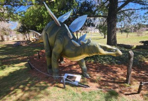 WMU Dinosaur Park Stegosaurus Western Michigan University