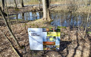 Blandford Nature Center Vernal Pools Info Sign