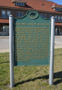 Durand Union Station Michigan Historical Marker 1