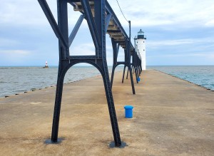 Manistee County North Pier Lighthouse Michigan