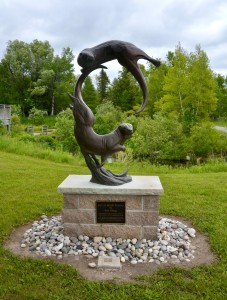 Oden State Fish Hatchery Ring of Fine Water II Sculpture