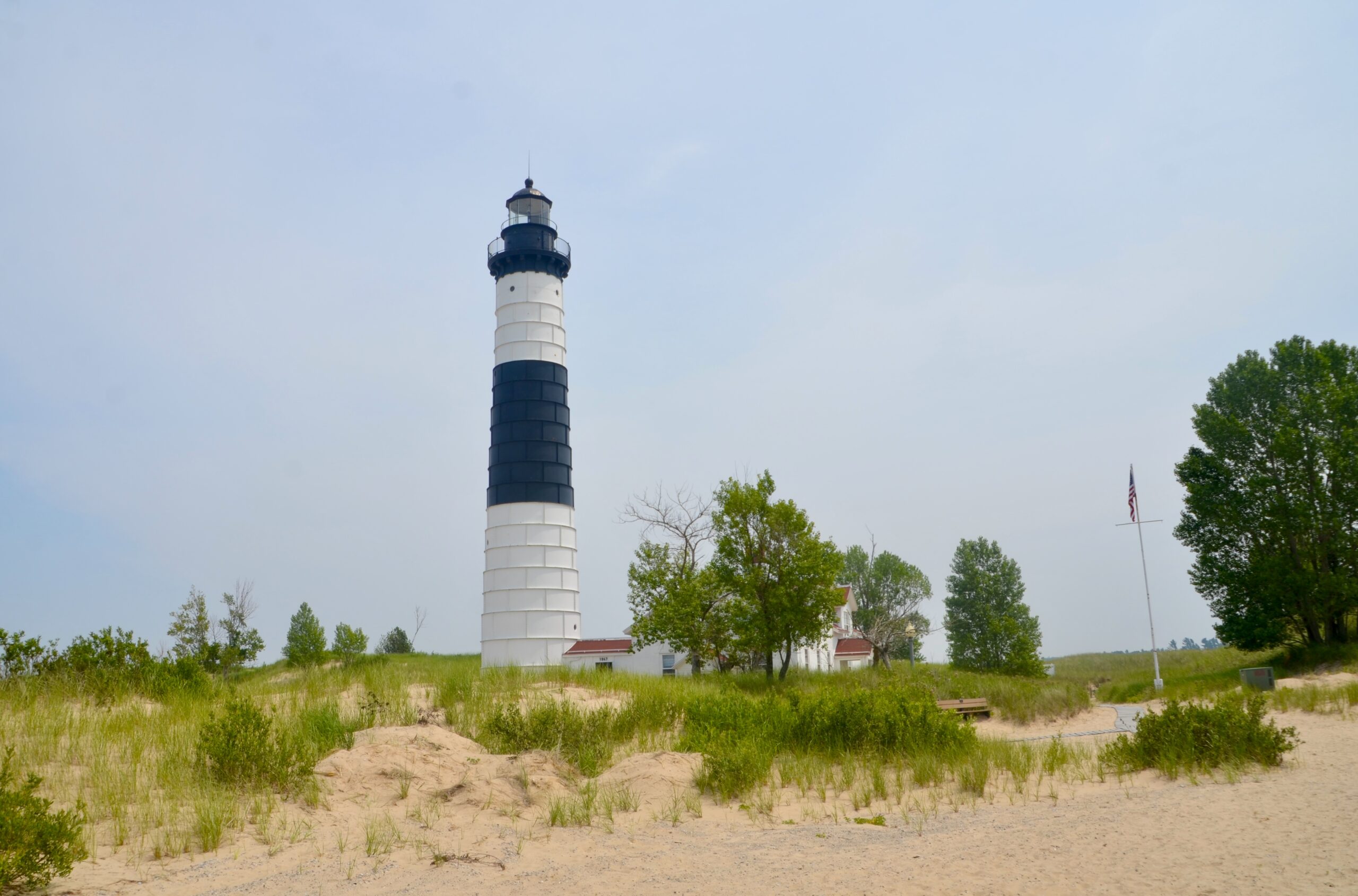Big Sable Point Lighthouse: Hike To An Iconic Lake Michigan Beacon at the Recently Reopened Ludington State Park