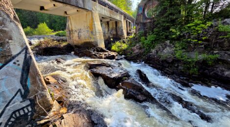 Wright Street Falls in Marquette: Short Trail Leads To Scenic Drops on the Dead River