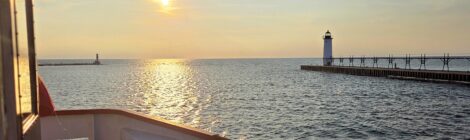 Manistee Harbor Tours Sunset Cruise: Stunning Lake Michigan Views Aboard the Princess